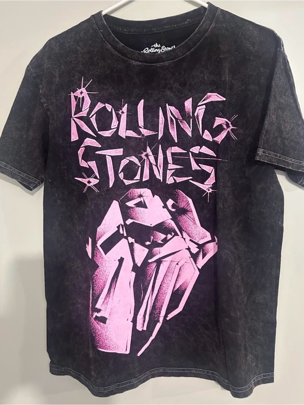 The Rolling Stones Graphic Tee with Pink Graphic